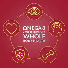 Seven Seas Omega-3 Fish Oil Turmeric, With 500 mg Fish Oil + 300 mg Omega-3, 60 High Strength Tablets With Vitamin D & 250 mg EPA & DHA, Whole Body Health+, Duo Pack: 30 Capsules + 30 Tablets