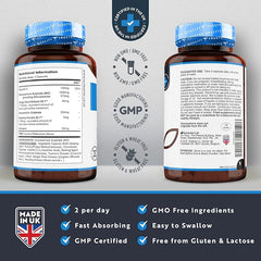Nutravita Glucosamine and Chondroitin Complex – 180 High Strength Capsules – Contributes to Vitamin C, Turmeric,