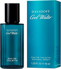 DAVIDOFF Cool Water - Eau de Toilette for Him - Aromatic Fragrance with Notes of Coriander, Mint, Lavender and Amber - Medium Longevity