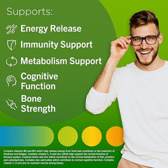 Centrum MultiGummies, Multivitamin Gummies for Men and Women, Cherry, Berry & Orange Natural Fruit Flavouring, includes Essential Vitamins C, D & B12, 30 ct