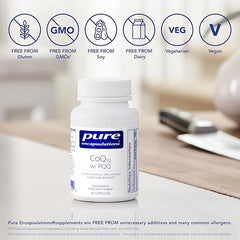 Pure Encapsulations CoQ10 – SR with PQQ - Protects from oxidative Stress, Supports Immune System - 60 Capsules