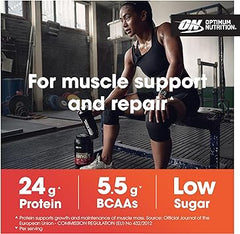 Optimum Nutrition Gold Standard Whey Protein Powder Muscle Building Supplements With Glutamine and Amino Acids, French Vanilla Creme, 30 Servings, 900 g, Packaging May Vary, 891 - 908 g