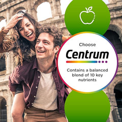 Centrum MultiGummies, Multivitamin Gummies for Men and Women, Cherry, Berry & Orange Natural Fruit Flavouring, includes Essential Vitamins C, D & B12, 30 ct