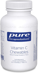 Pure Encapsulations Vitamin C Chewables - Immune System Support - High Strength Vitamin C - 60 Tablets
