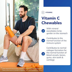 Pure Encapsulations Vitamin C Chewables - Immune System Support - High Strength Vitamin C - 60 Tablets