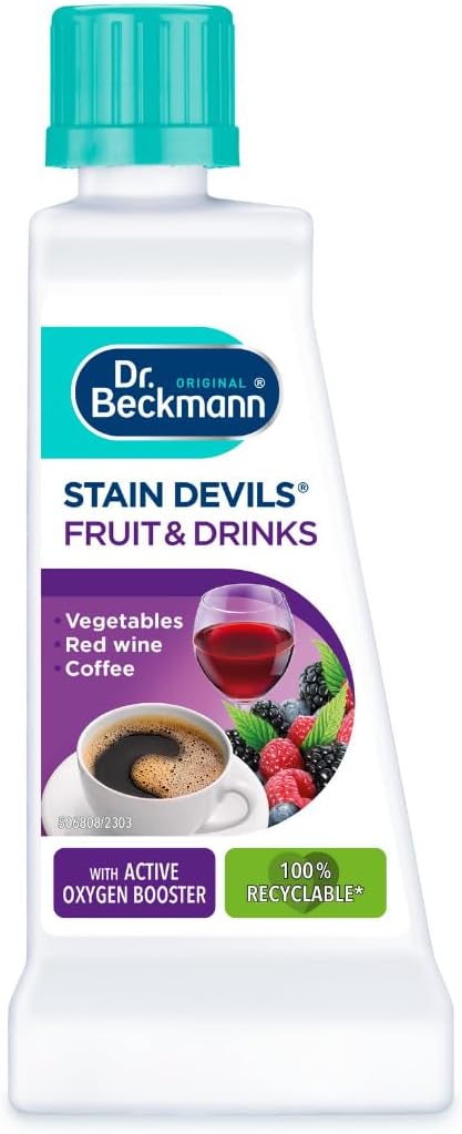 Dr. Beckmann Stain Devils Fruit & Drinks | With active oxygen booster | 50g