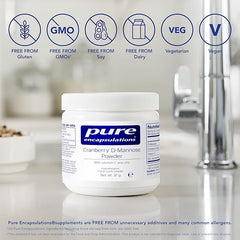 Pure Encapsulations Cranberry D-Mannose Powder - Highly Concentrated Mannose - Natural and Pure Ingredients - with Vitamin C and Zinc - 37g