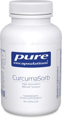 Pure Encapsulations CurcumaSorb - Meriva Turmeric, Source of Curcumin - High Absorption Supplement, 90 Capsules