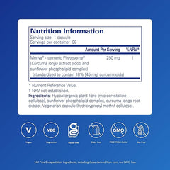 Pure Encapsulations CurcumaSorb - Meriva Turmeric, Source of Curcumin - High Absorption Supplement, 90 Capsules