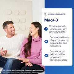 Pure Encapsulations Maca-3 - Hypoallergenic Phytonutrient Supplement - Glucosinolates, Macamides and Macaenes - 60 Capsules