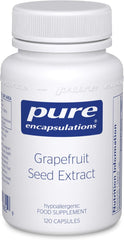 Pure Encapsulations Grapefruit Seed Extract - Hypoallergenic Grapefruit Essential Oil Supplement - 120 Capsules