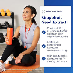 Pure Encapsulations Grapefruit Seed Extract - Hypoallergenic Grapefruit Essential Oil Supplement - 120 Capsules