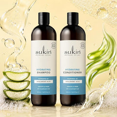 Sukin Hydrating Conditioner 500ml - strengthens and repairs dry and damaged hair, adds shine and tames frizz - with Coconut Oil & Shea Butter; cruelty free & vegan friendly.