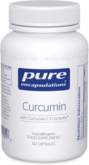 Pure Encapsulations Curcumin - High Potency Turmeric C3 Complex Supplement - 60 Capsules