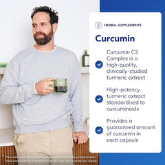 Pure Encapsulations Curcumin - High Potency Turmeric C3 Complex Supplement - 60 Capsules