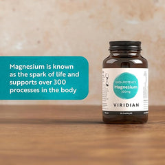 Viridian - High Potency Magnesium 300mg 30 Capsules| Vegan Formula | Supports Energy, Reduces Tiredness & Fatigue | No Artificial Fillers, Ethically Sourced (Pack of 2) Brand: Viridian