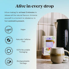 Twinings Soulful Blends Quiet Mind Inspired by Ayurveda - Velvety Vanilla Herbal Tea Infusion with Fig & Rooibos - 20 x Biodegradable Tea Bags