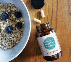 Viridian - High Five Multivitamin Formula - 30 Veg Caps | Support Energy & Vitality with 23 Essential Nutrients & Including Vitamin B5 | Formulated By Nutritionists | No Artificial Additives | Vegan