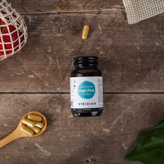Viridian - High Five Multivitamin Formula - 60 Veg Caps | Support Energy & Vitality with 23 Essential Nutrients & Including Vitamin B5 | Formulated By Nutritionists | No Artificial Additives | Vegan