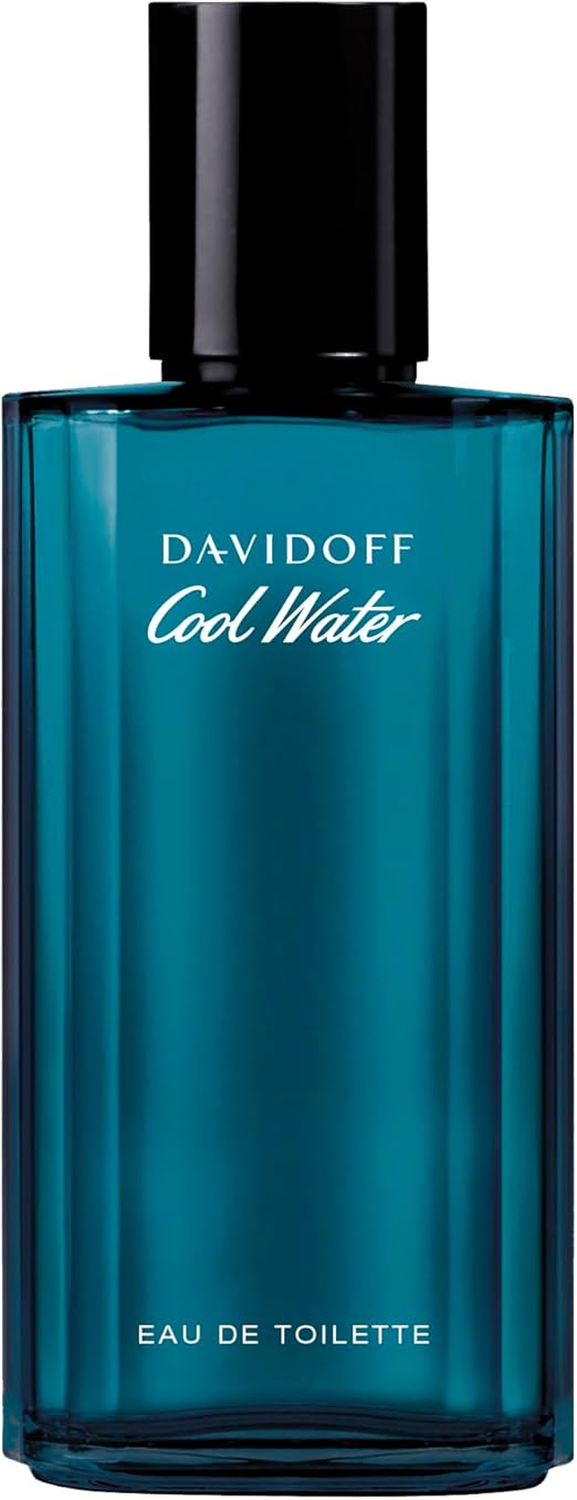 Davidoff Cool Water - Eau de Toilette for Him - Aromatic Fragrance with Notes of Coriander, Mint, Lavender and Amber - Medium Longevity