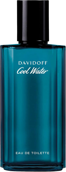 Davidoff Cool Water - Eau de Toilette for Him - Aromatic Fragrance with Notes of Coriander, Mint, Lavender and Amber - Medium Longevity