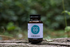 Viridian - Vitamin D3 2000iu - 60 Caps | Contributes to Normal Bones, Teeth, Muscle Function & Immunity | Vegan Form of Vitamin D | High Strength Dosage | Nutritionist Formulated