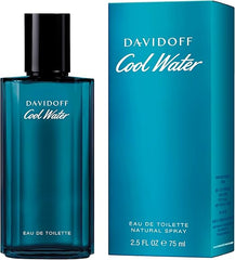 Davidoff Cool Water - Eau de Toilette for Him - Aromatic Fragrance with Notes of Coriander, Mint, Lavender and Amber - Medium Longevity