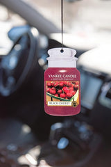 Yankee Candle Car Jar Scented Air Freshener | Black Cherry | 3 Count
