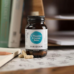 ViridianL-Theanine & Lemon Balm 30 Vegetable Capsules VD (Vegan)