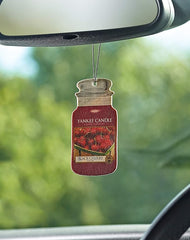 Yankee Candle Car Jar Scented Air Freshener | Black Cherry | 3 Count