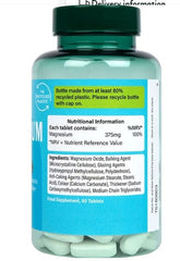 Holland & Barrett-Magnesium 375mg 90 Tablets