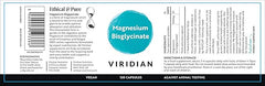 Viridian - Magnesium Bisglycinate - 120 Veg Caps