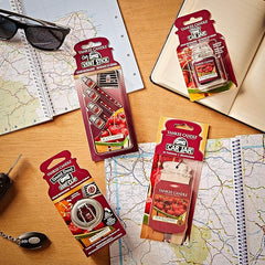 Yankee Candle Car Jar Scented Air Freshener | Black Cherry | 3 Count