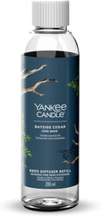 Yankee Candle Signature Reed Diffuser Refill | Bayside Cedar | 200ml | Up to 20 weeks of Fragrance for Women