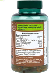 Holland & Barrett-Vegan High Strength Flaxseed Triple Omega 3-6-9 Oil 60 Capsules