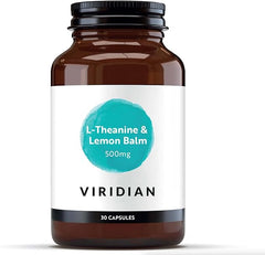 Viridian L-Theanine & Lemon Balm 30 Vegetable Capsules VD (Vegan)