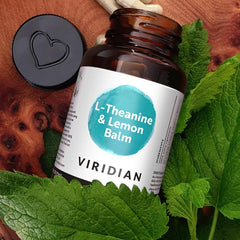 Viridian L-Theanine & Lemon Balm 30 Vegetable Capsules VD (Vegan)