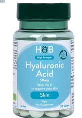 Holland & Barrett-High Strength Hyaluronic Acid 50mg 30 Tablets
