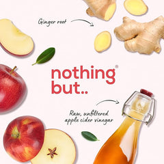 Nothing BUT Nutrition Apple Cider Vinegar with Mother - Raw & Unfiltered Apple Cider Vinegar Gummies, Boost Gut Health, Improve Digestive Wellness & Weight Loss Gummies That Work Fast, ACV, 60 Vegan Apple Cider Gummies