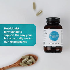 Viridian - Pregnancy Multivitamin Formula - 120 Caps | DHA & Folic Acid | for Pregnancy & Breastfeeding |Formula for Mother & Baby | Iron, Iodine, Vitamin D & More for Cognitive & Bone Health | Vegan