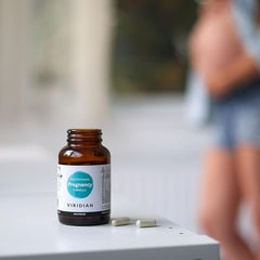 Viridian - Pregnancy Multivitamin Formula - 120 Caps | DHA & Folic Acid | for Pregnancy & Breastfeeding |Formula for Mother & Baby | Iron, Iodine, Vitamin D & More for Cognitive & Bone Health | Vegan