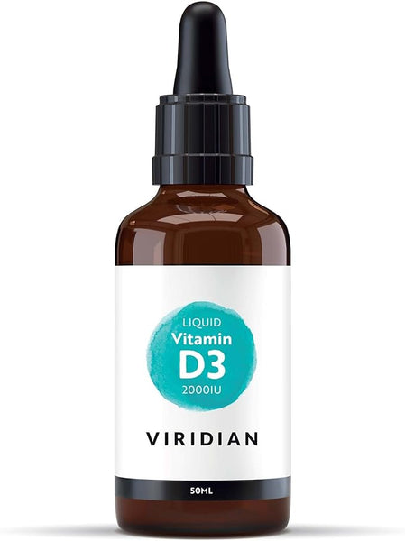 Viridian - Vitamin D3 2000iu Liquid Drops 50ml