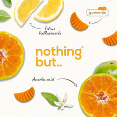Nothing BUT Nutrition Vitamin C Gummies for Adults 250mg, Boost Immunity, Energy & Collagen Production for Skin, Antioxidant - Non GMO & Gluten Free, 60 Vegan Vitamin C Chewable Gummies (Not Tablets)
