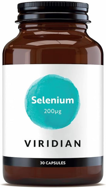 Viridian - Selenium 200µg – 30 Vegan Capsules | Highly Absorbable Selenium in 100% Active Formula | Supports Normal Immune Function, Hair and Nails & Thyroid Function