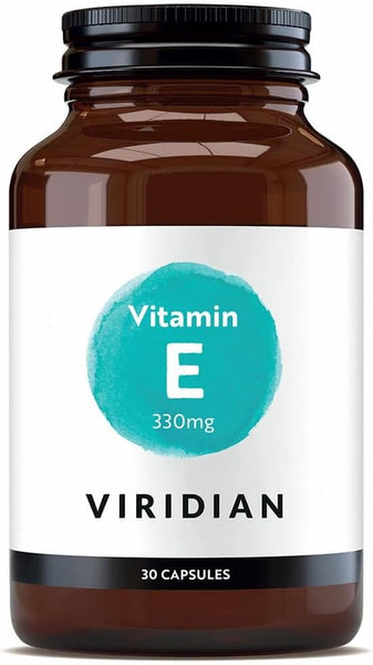 Viridian - Vitamin E 400IU 330mg – 30 Vegan Capsules | Natural d-Alpha Tocopherol Derived from SOYA Bean Oil | Contributes to Protection of Cells from Oxidative Stress | 100% Active Ingredients