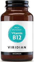 Viridian - Vitamin B12 1000μg, High Potency - 150Caps | Two Active Forms of B12 | Normal Red Blood Cell Formation, Immune Support | Reduce Tiredness & Fatigue | Nutritionist Formulated