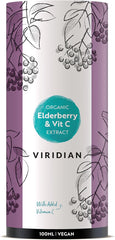 Viridian Organic Elderberry Extract and Vitamin C