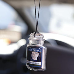 Yankee Candle Car Jar Ultimate Scented Air Freshener | Midsummer’s Night | Lasts up to 4 Weeks