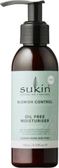 Sukin Blemish Control Oil-Free Moisturising Cream 125ml - with eucalyptus & tea tree; cruelty free & vegan friendly - moisturises and mattifies for a shine free complexion.