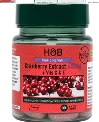 Holland & Barrett-High Strength Cranberry Extract 400mg 30 Tablets